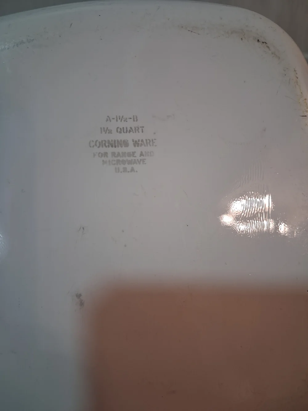 Corningware White Casserole Dishes with Blue Cornflower and Glass Lid